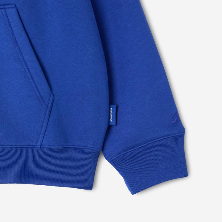 Image du produit Decathlon Sweat zippé mixte, Elementals, bleu (M)