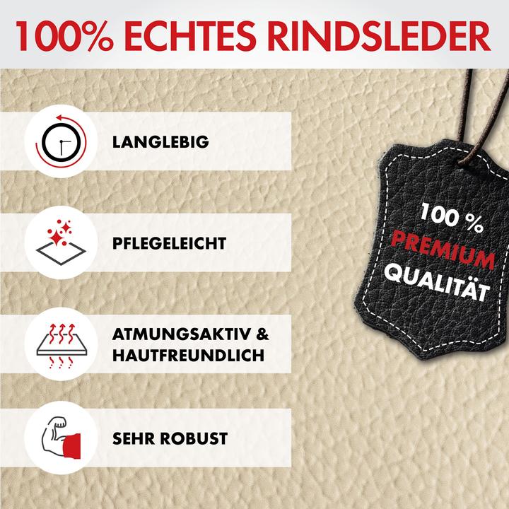 Actual product image Walser Leather Billy front seat beige