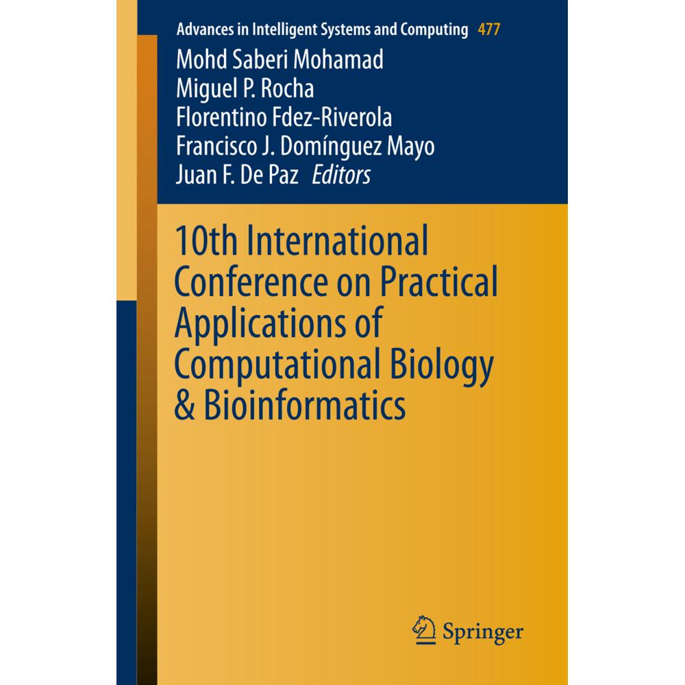 10th International Conference on Practical Applications of Computational Biology & Bioinformatics, Fachbücher von Floren...