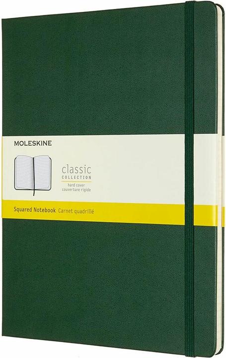 Image du produit Moleskine XL - Carnet de notes (250 x 190 mm, Quadrillé, Couverture rigide)