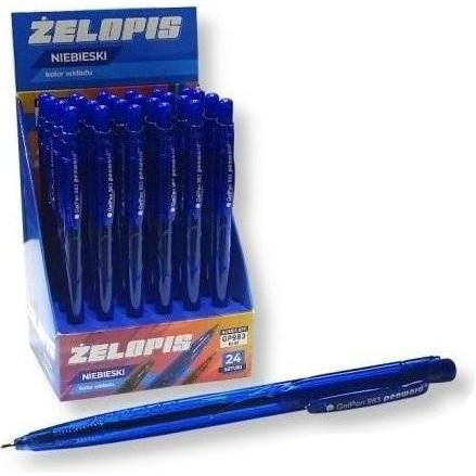 Teka, Penne, Blauer Semi-Gel-Stift (24 Stück) (Blu, 24 x)