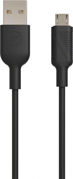 Muvit For Change Cable USB A/ Micro USB 1.2m Noir (1.20 m, USB 2.0)