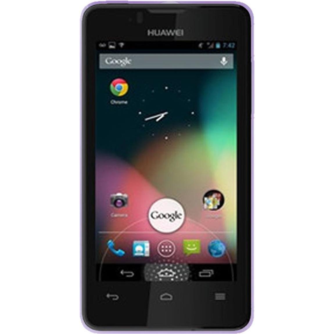 Thumbnail - König Design Handyhülle TPU Schutzhülle für Huawei Ascend Y330 Lila / Violett (Huawei Ascend Y330), Smartphone Hülle, Vi...