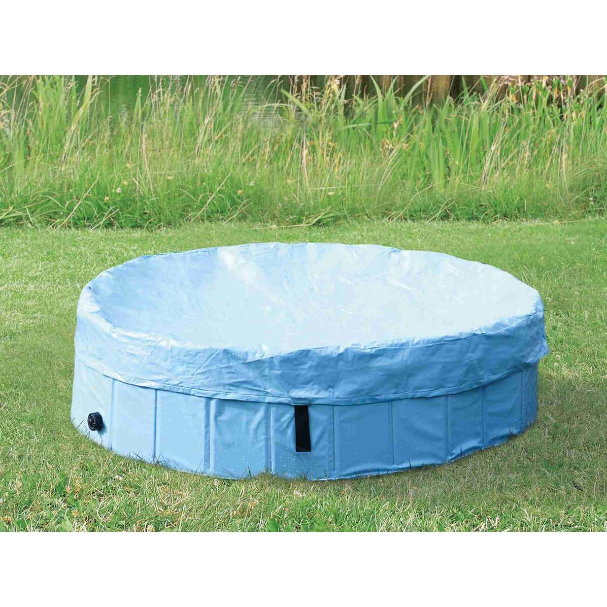 Meilleurs prix pour Housse protection de piscine pour chien M 80 cm - Bleu