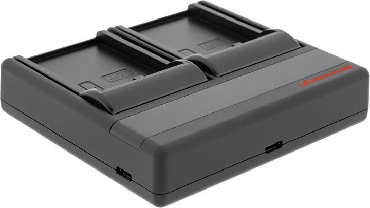 Actual product image Berenstargh Dual PD Hyper Ladegerät f. Nikon EN-EL2 USB-C in/out Powerbankfunktion (Camera battery charger)