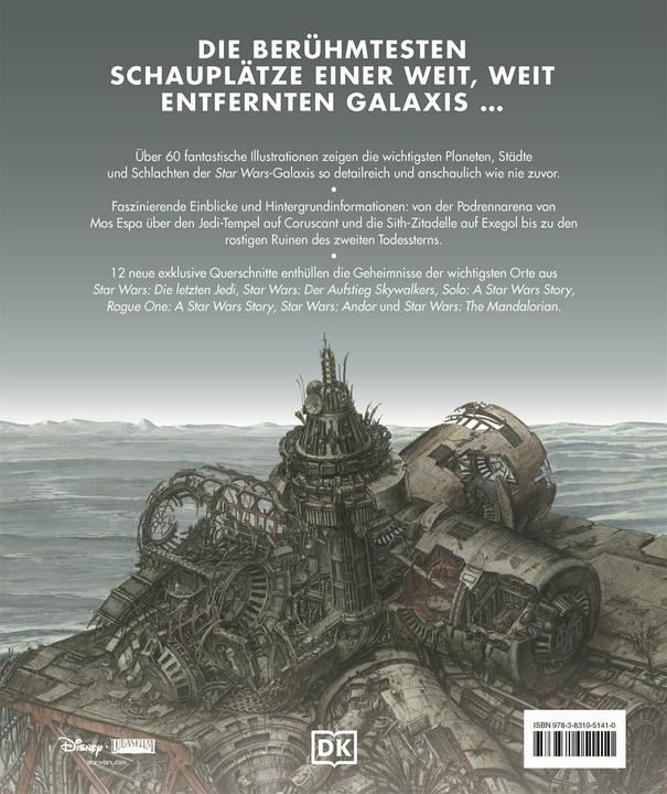Actual product image Star Wars™ Schauplätze und Planeten (German, DK Publishing House, Marc Winter, 2025)