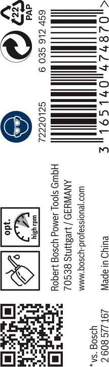 Produktbild Bosch Professional Zubehör PRO Metal HSS-G Spiralbohrer, 3,4 x 39 x 70 mm (3.4 mm)