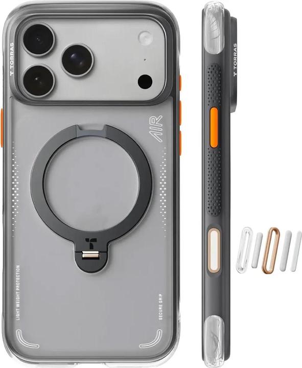 Actual product image Torras Ostand Q3 Air (Apple iPhone 17 Pro Max)