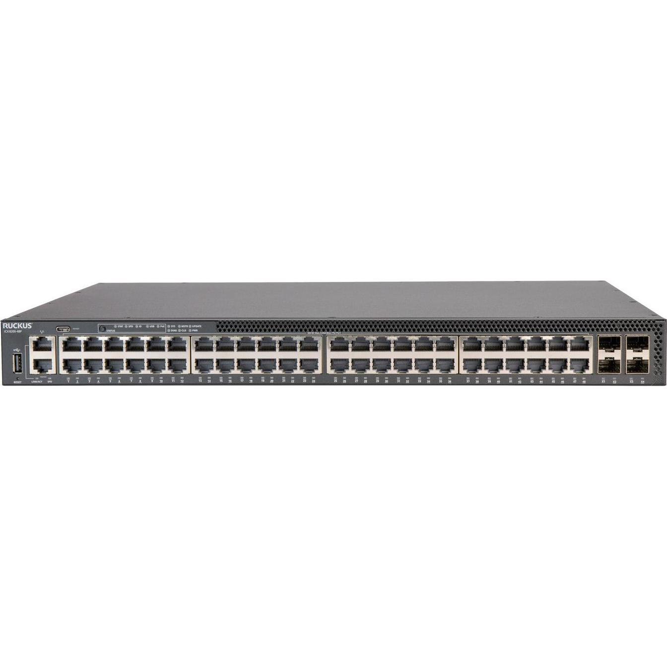 Ruckus 48-PRT POE 370W 4X E 370W (48 Ports), Netzwerk Switch