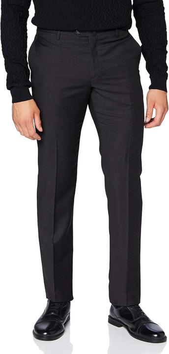 Actual product image Hackett Plain Wool Suit Trousers with Buttons, Hand Wash, Formal (30)