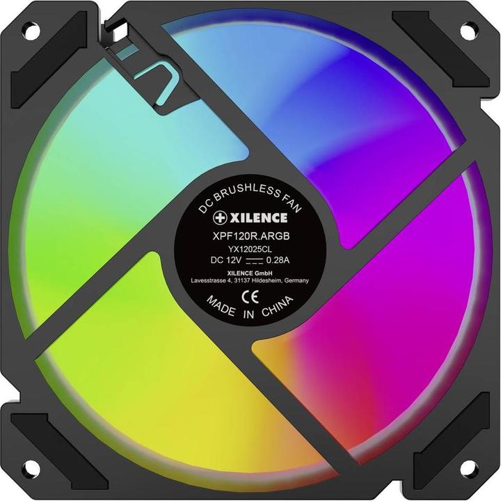 Image du produit Xilence Lüfter 120*120 Performance A+ REVERSE ARGB schwarz (120 mm, 1 x)