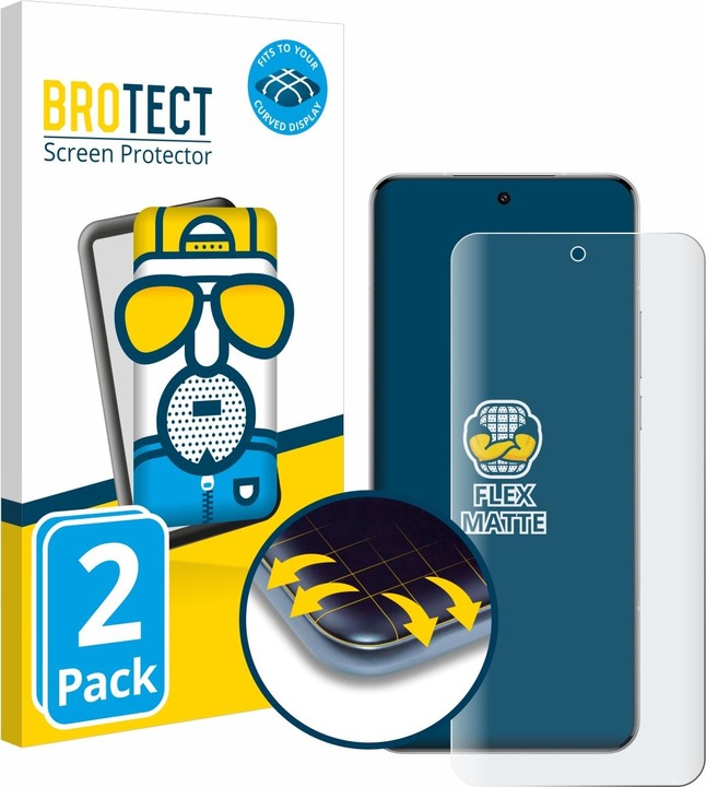 Actual product image BROTECT Full-Screen Protector Matte (2 Piece, Xiaomi 15 Ultra)