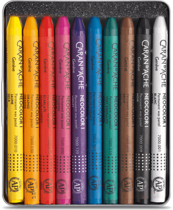 Produktbild Caran d'Ache Neocolor I Metallschachtel (Mehrfarbig, 10 x)