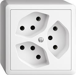 Image du produit Feller EDIZIOdue 3xT13 FX54 AP