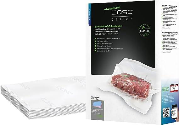 Actual product image Caso 6-star professional foil bags 30 x 40 cm 50 pieces (50 x)