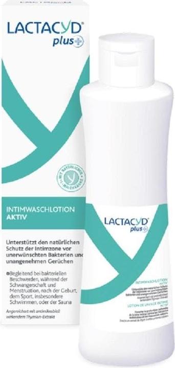 Actual product image Lactacyd Plus Active Intimate Wash Lotion (Intimate washing lotion, 250 ml)