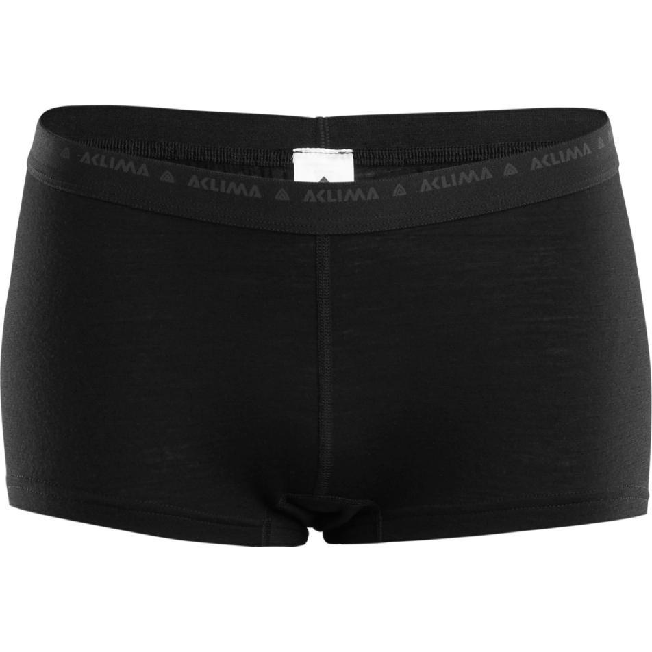 Aclima, Damen, Funktionsunterhose, Lightwool Short (XL), Schwarz, XL
