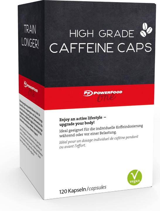 Produktbild Powerfood High Grade Caffeine (120 Stück, Kapseln, 103 g)