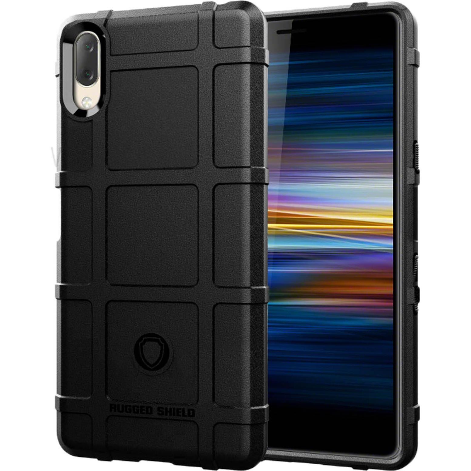 Thumbnail - Avizar Panzer Style Series (Sony Xperia L3), Smartphone Hülle, Schwarz