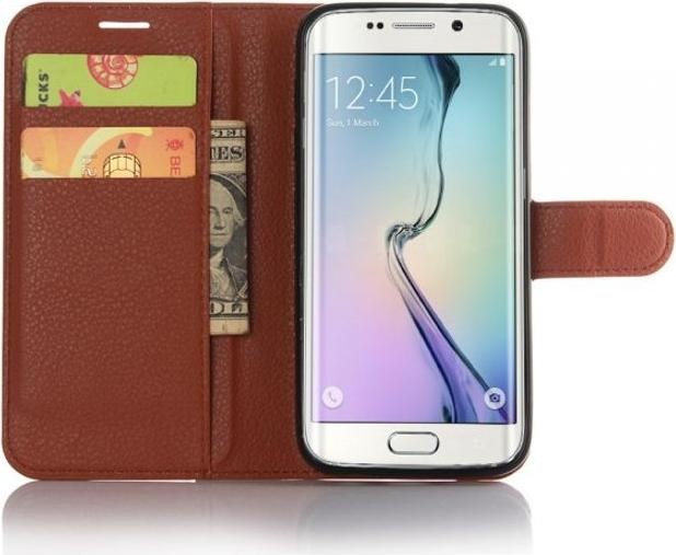 Produktbild MU Classic Modernes Leder Cover mit Litchitextur (Samsung Galaxy S7 Edge)