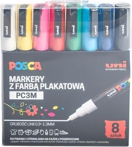 Produktbild Uni-ball Postermarker PC-3M 8 Farben