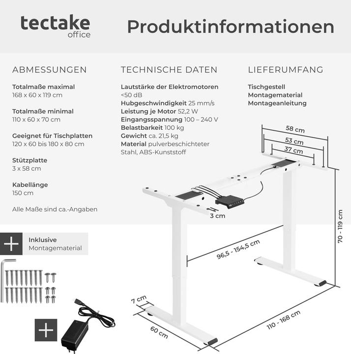 Actual product image tectake Melville
