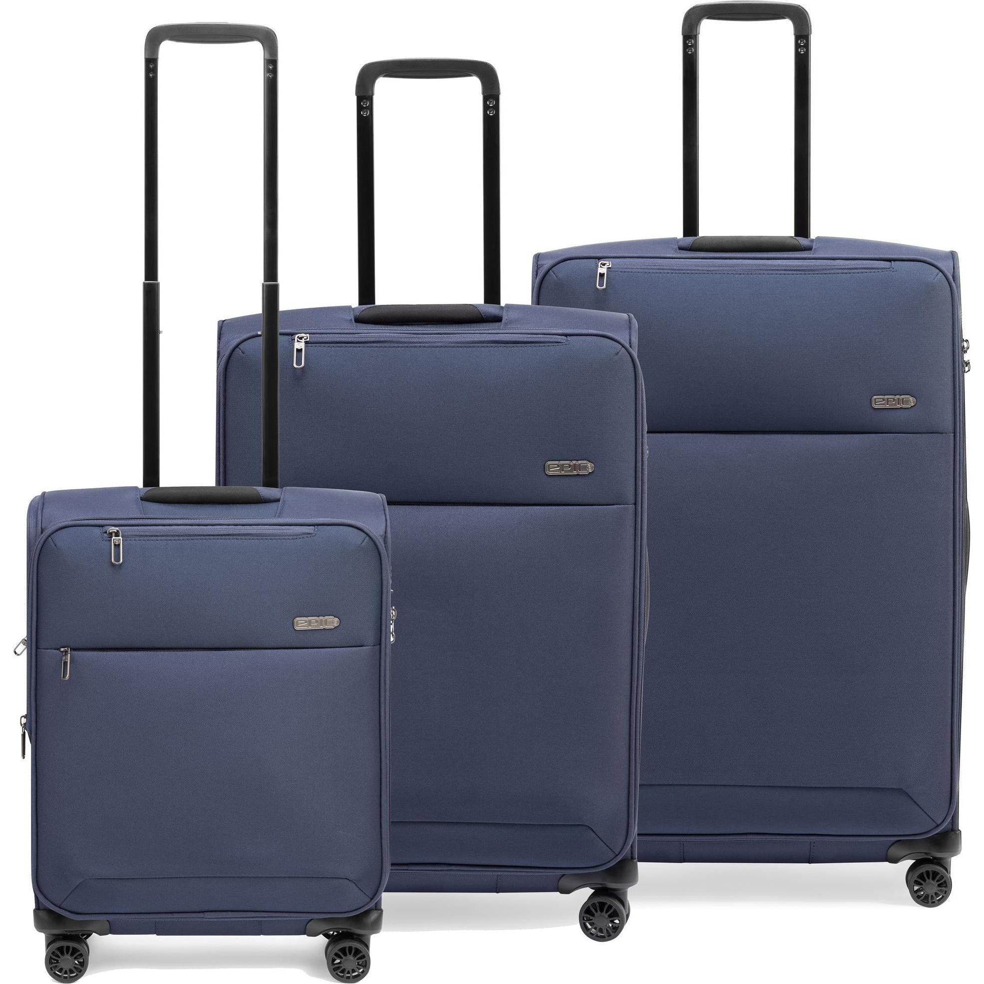 Epic, Koffer, Discovery 4-Rollen Kofferset 3tlg., Blau, (110 l, XL (ab 115l))