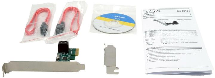 Immagine prodotto Exsys Controller SATA EX-3519 per 2 unità HDD e SSD