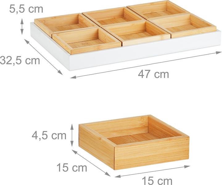 Produktbild Relaxdays 7-tlg. Snackschalen-Set