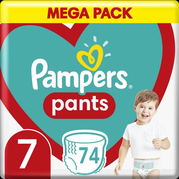 Actual product image Pampers Pants (Size 7, Half month box, 74 Piece)