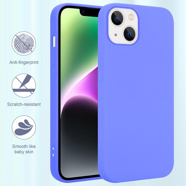 Produktbild Cadorabo Hülle für Apple iPhone 14 im TPU Liquid Silicone Case Style (Apple iPhone 14)