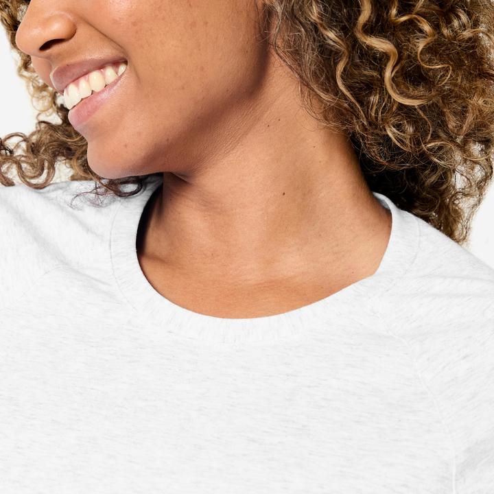 Produktbild Domyos Langarmshirt Damen Baumwolle - hellgrau (L)