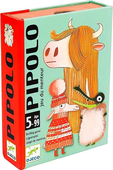 Actual product image Djeco Pipolo card game (mult) (French, German, 2 - 4 Players)