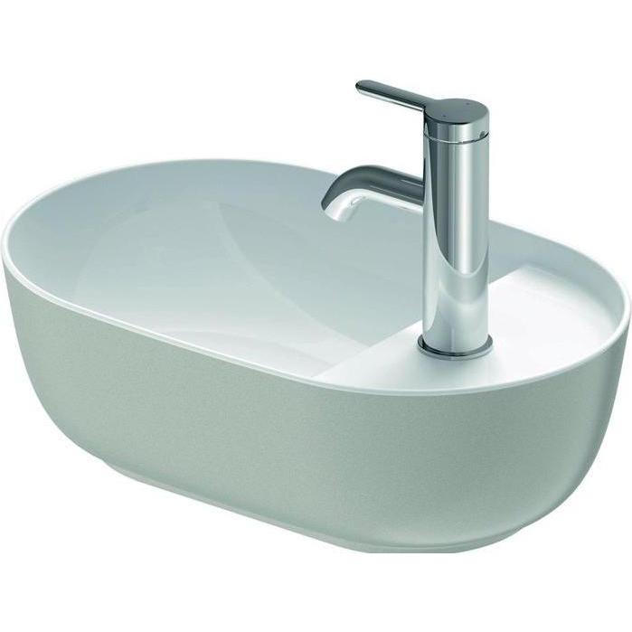 Duravit, Waschbecken, Aufsatzbecken LUV o ÜL m HLB 420x270mm seitl 1 HL gr sdm (270 mm, 420 mm)