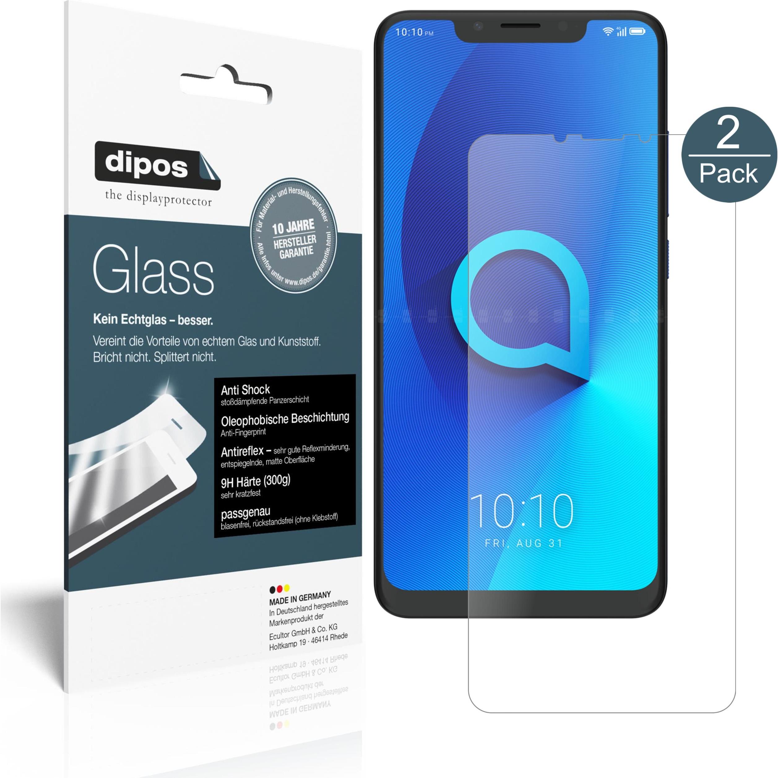 Thumbnail - Dipos Displayschutz Anti-Shock (2 Stück, Alcatel 5V), Smartphone Schutzfolie, Transparent