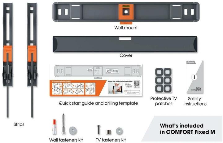 Image du produit Vogels TVM 3405 SP (Mur, 50 kg, 32" - 77")