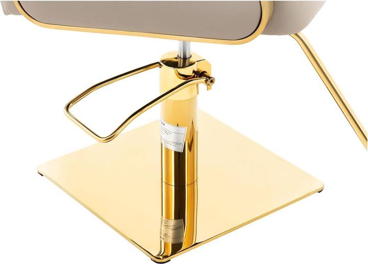 Produktbild Physa Friseurstuhl mit Fussstütze höhenverstellbar Barber-Stuhl 200 kg Staunton Beige