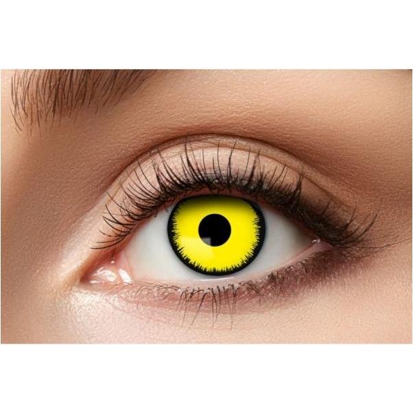 Eyecatcher, Farbige Linsen, Kontaktlinsen Angelic Yellow (Gelb)