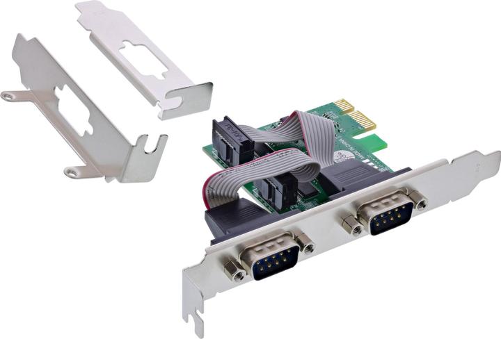 Produktbild InLine Schnittstellenkarte, 2x Seriell 9-pol, PCIe (PCI-Express)