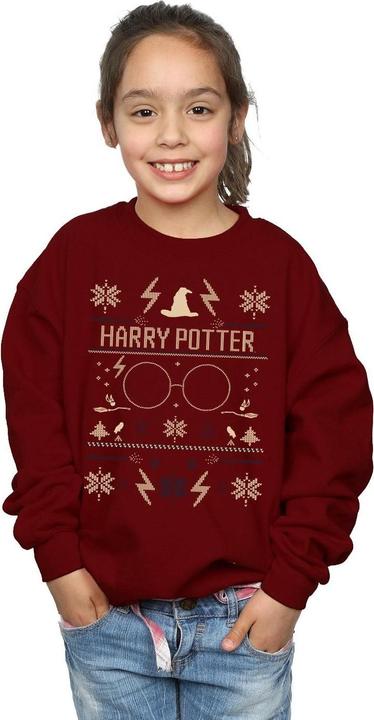 Produktbild Christmas Pattern Sweatshirt Mädchen (116)