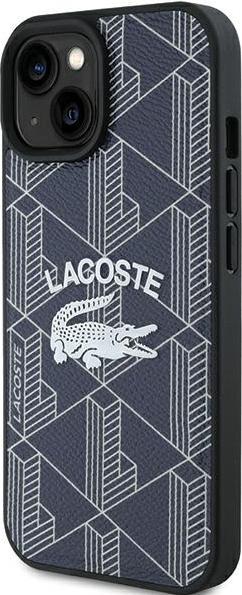 Image du produit Lacoste LCHMP15SPIGV iPhone 15 / 14 / 13 6.1" granatowy/navy hardcase Monogram Vintage Logo MagSafe (Apple iPhone 15)