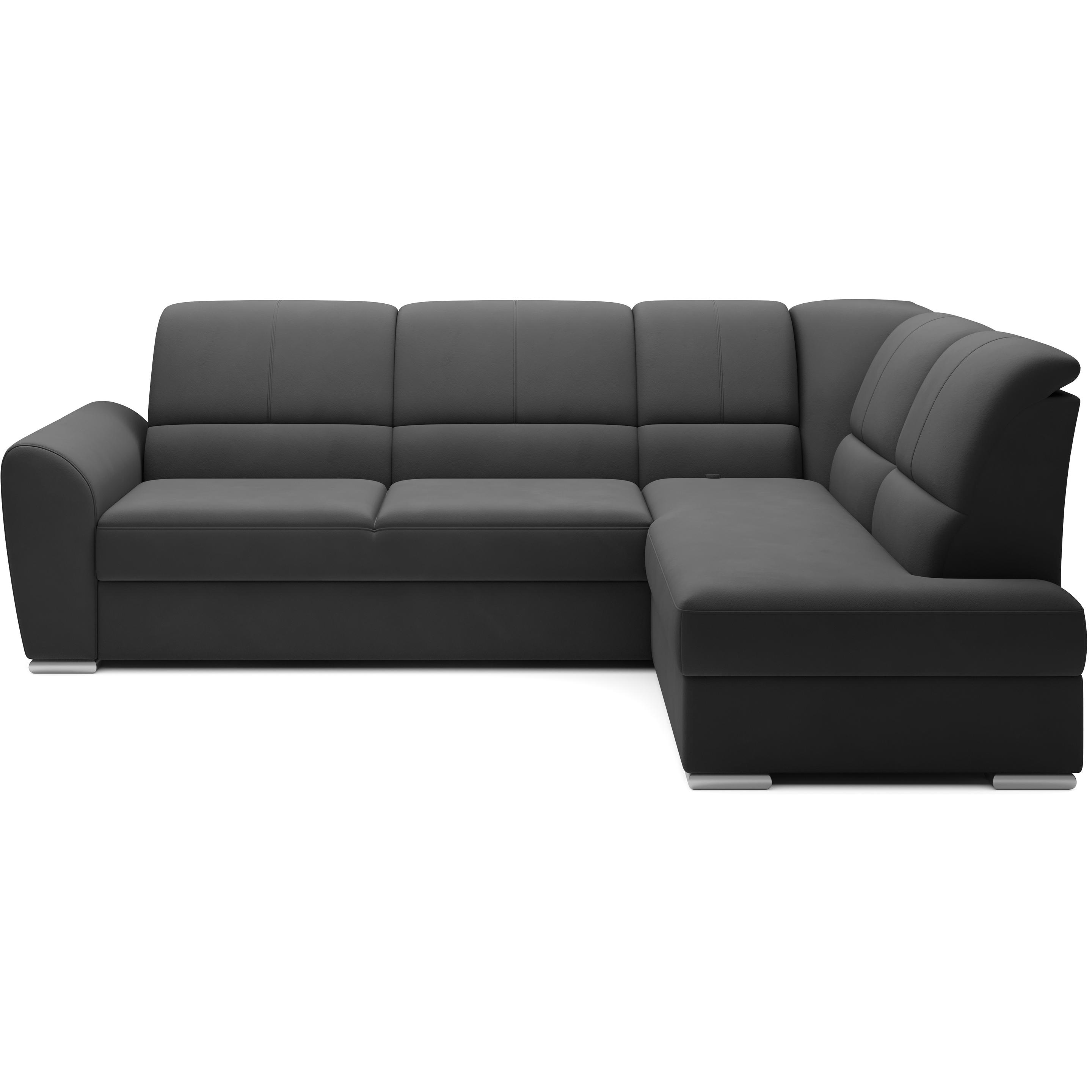 ELTAP, Sofa, Siber (Ecksofa, 3-Sitzer, Bettsofa)