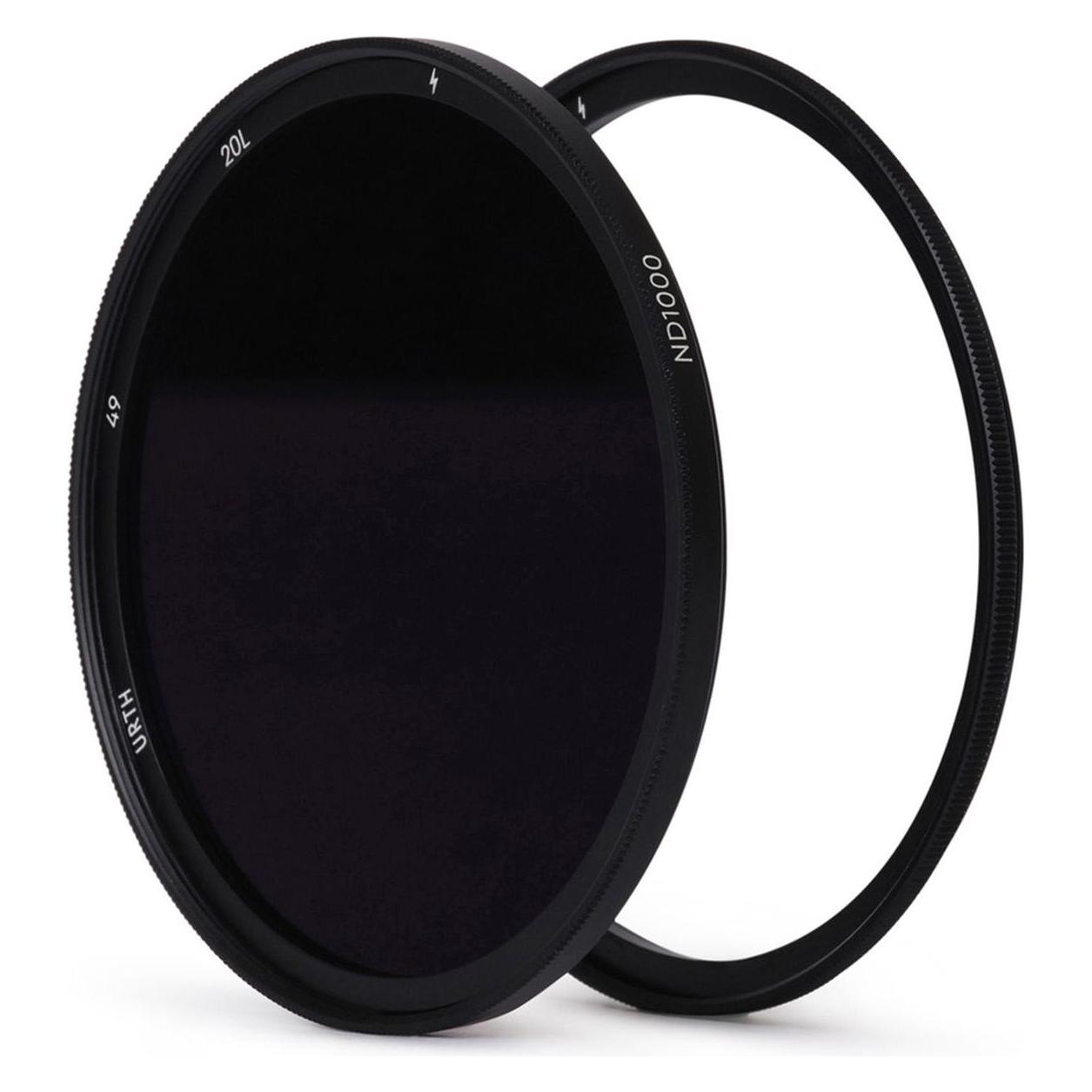 Urth 49mm Magnetic Essential Kit (Plus+) (Uv+Cpl+ND8+ND1000) (49 mm, Nd- / Graufilter), Objektivfilter, Schwarz