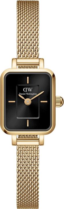 Actual product image Daniel Wellington Quadro Mini Evergold Onyx Gold (Analogue wristwatch, 15.50 mm)