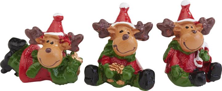 Image du produit VBS Mini renne "Onni", 3 pièces