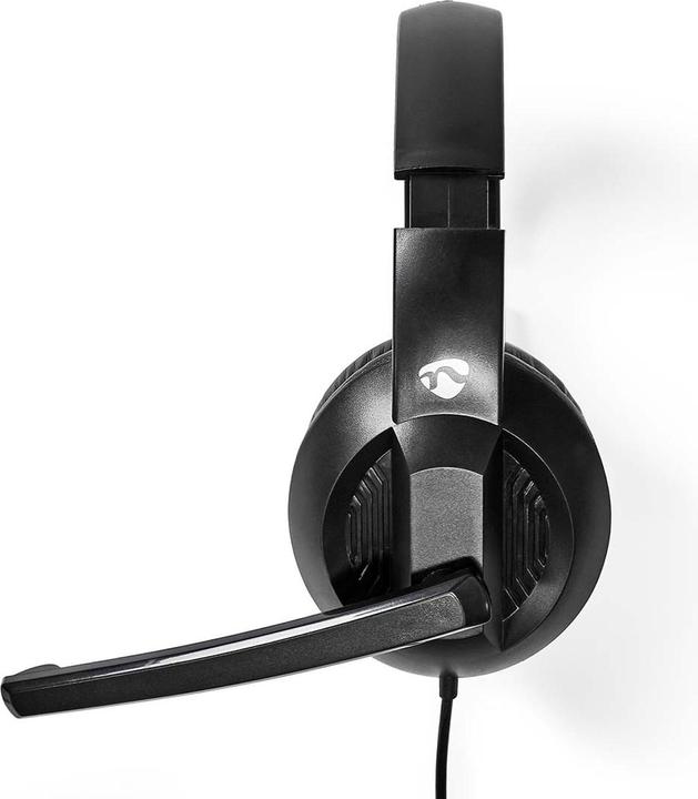 Immagine prodotto Nedis Cuffie per PC Over-Ear - Nero (Cablato, USB-A, Team Microsoft, Zoom)