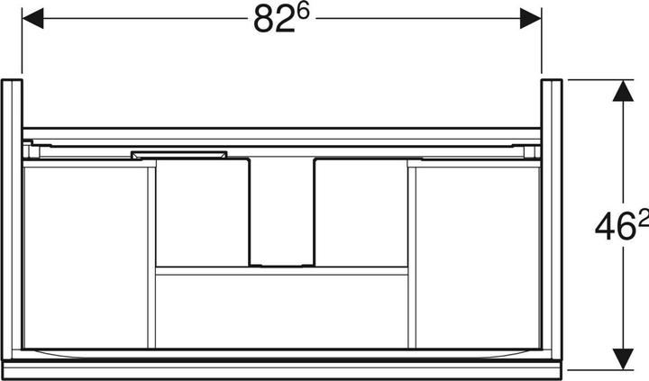 Produktbild Geberit 500.612.16.1 (89 x 47.5 x 53.5 cm)