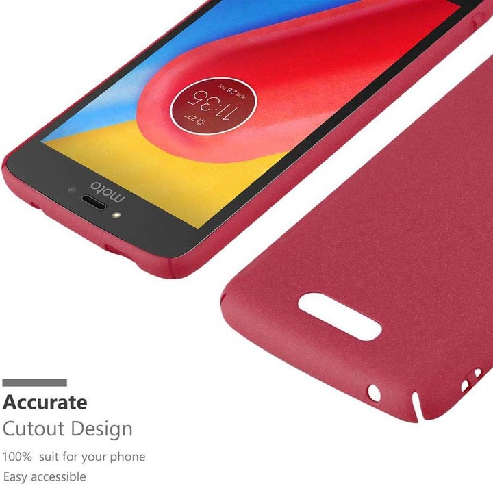 Image du produit Cadorabo Couverture rigide Frosty Cover (Motorola Moto C)