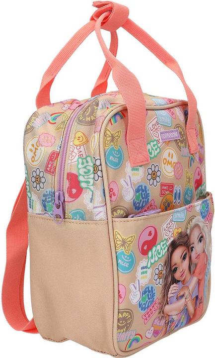 Actual product image Top Model Topmodel - TOPModel Backpack GIRL POWER - Beige and Coral - Small (413291)