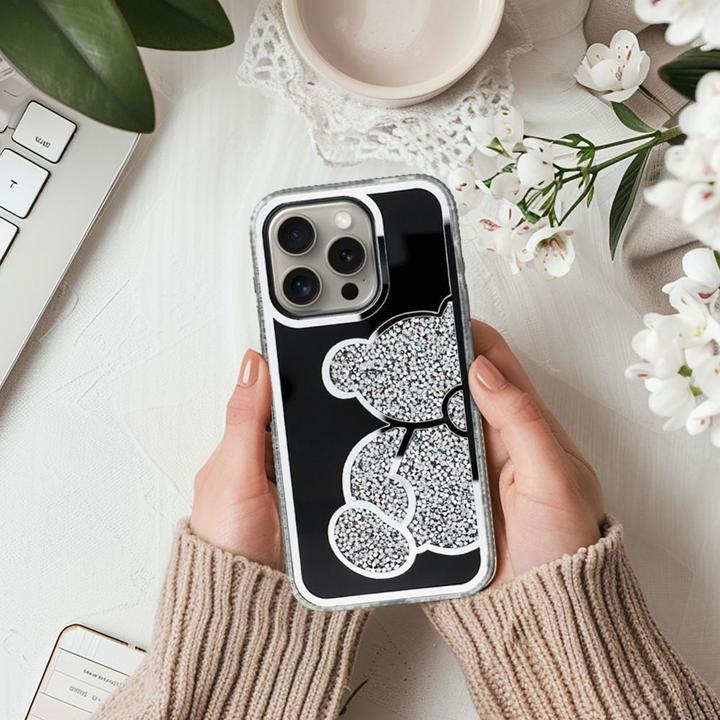 Image du produit OEM Back panel cover TEDDY BEAR Case for IPHONE 13 MINI silver (Apple iPhone 13 mini)